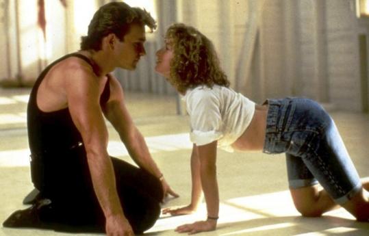 jennifer grey and patrick swayze. patrick swayze and Jennifer grey hot - okay, superhot