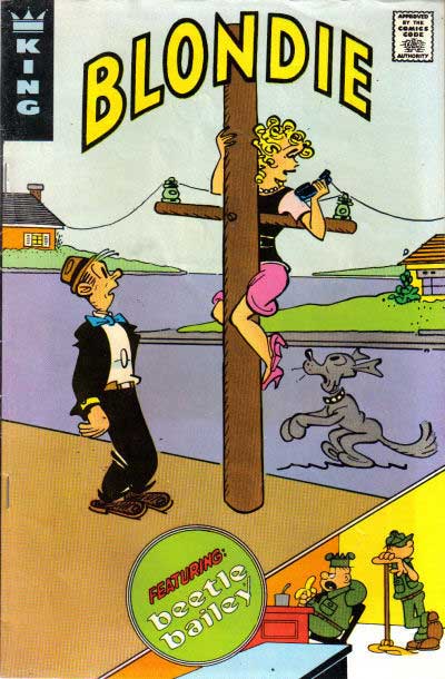 Blondie comic book cover